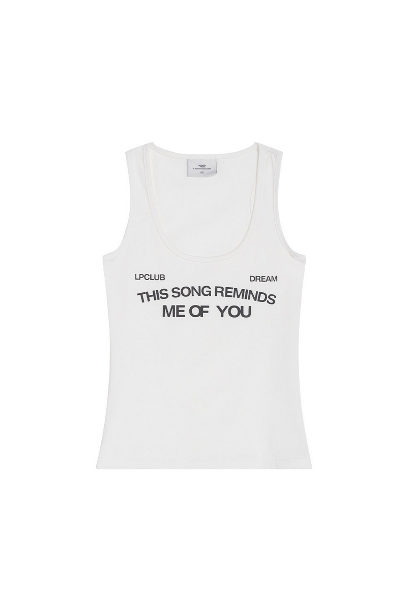 Slim Stretch Graphic Tank