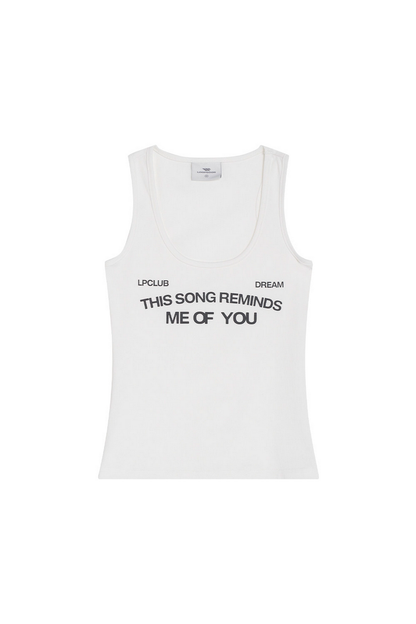 Slim Stretch Graphic Tank