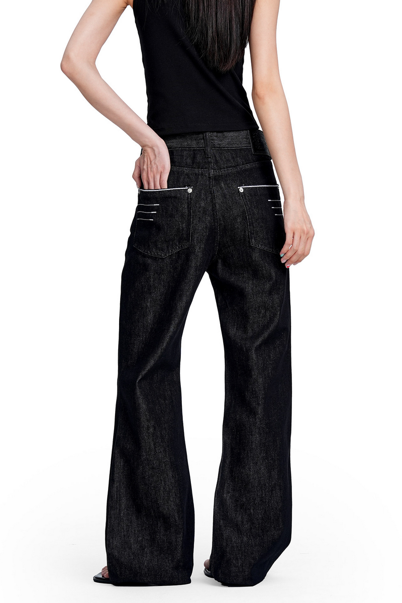 Selvedge Embroidered Jeans