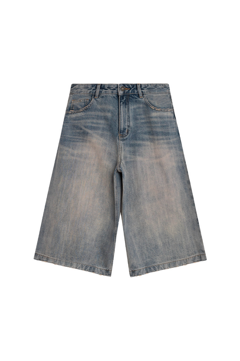 Washed Cropped Jorts