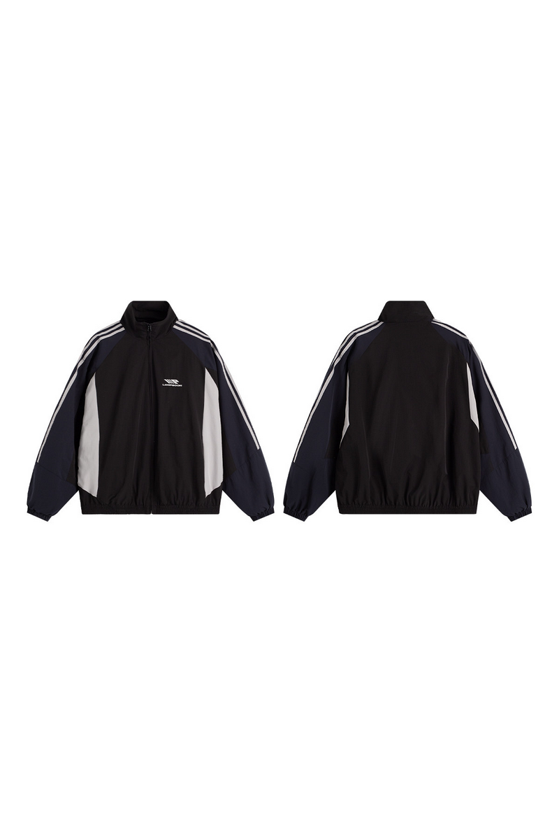 Striped Coach Jacket Set