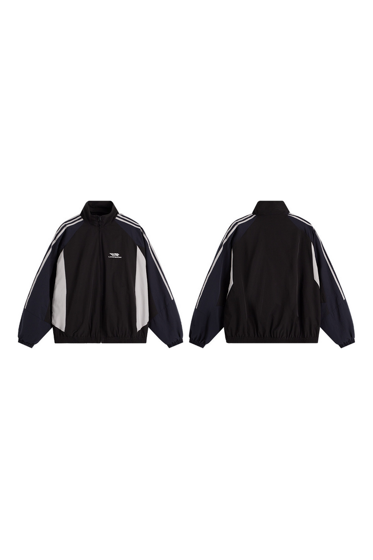 Striped Coach Jacket Set — Loopsoon — view 5