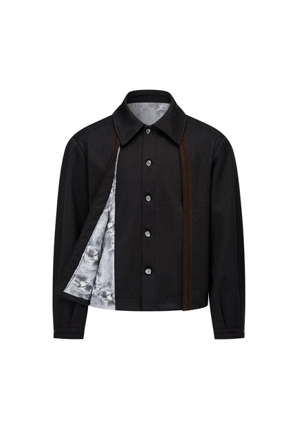 Floral Linen Blend Jacket