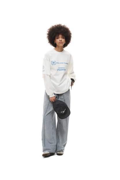 Layered Graphic Long Sleeve Tee