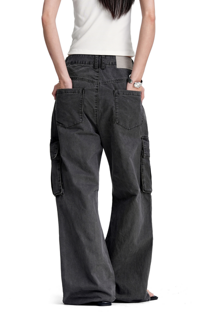 Vintage Rivet Cargo Pants