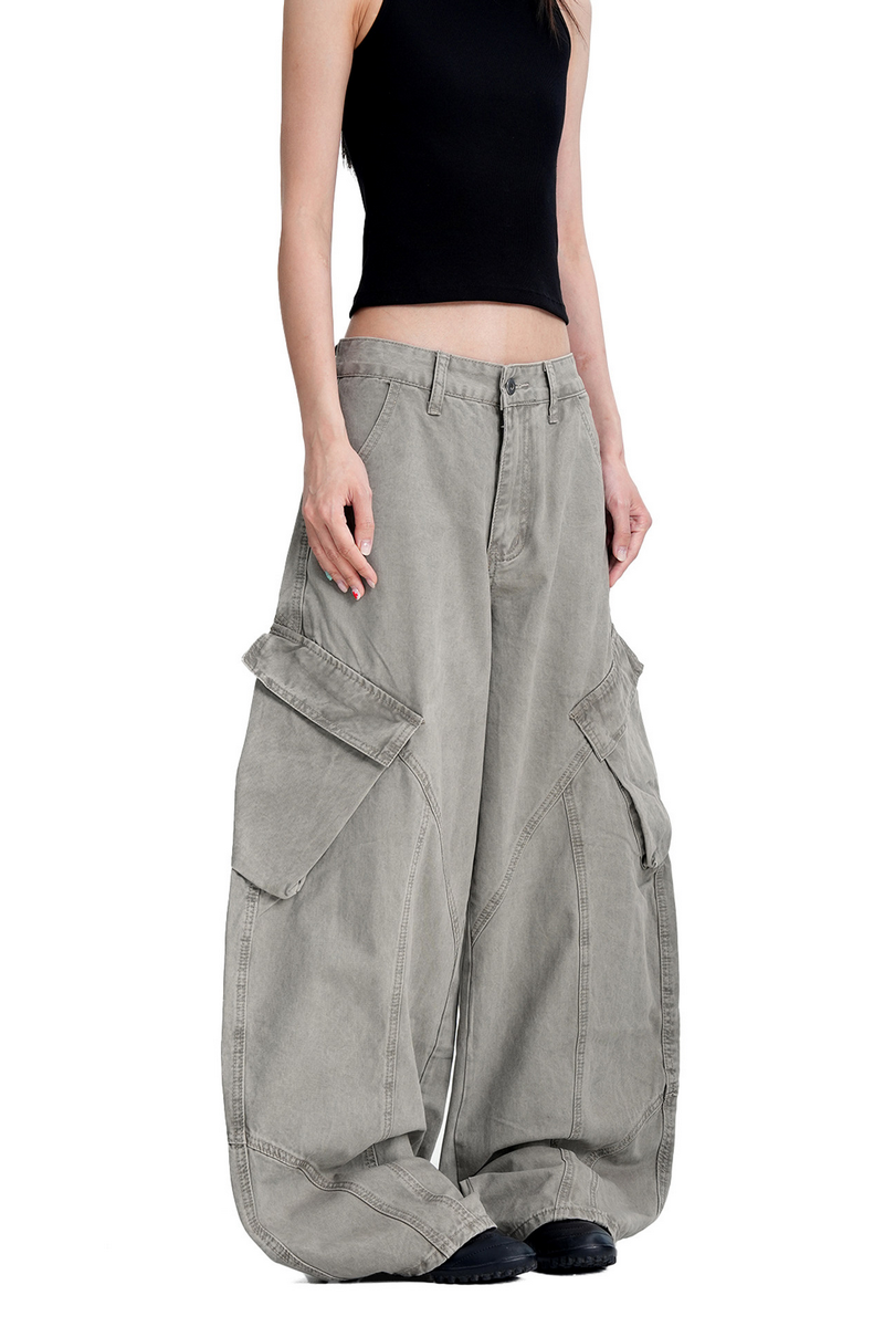 Oversized Pocket Cargo Pants