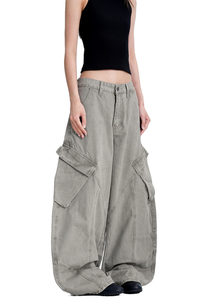 Oversized Pocket Cargo Pants
