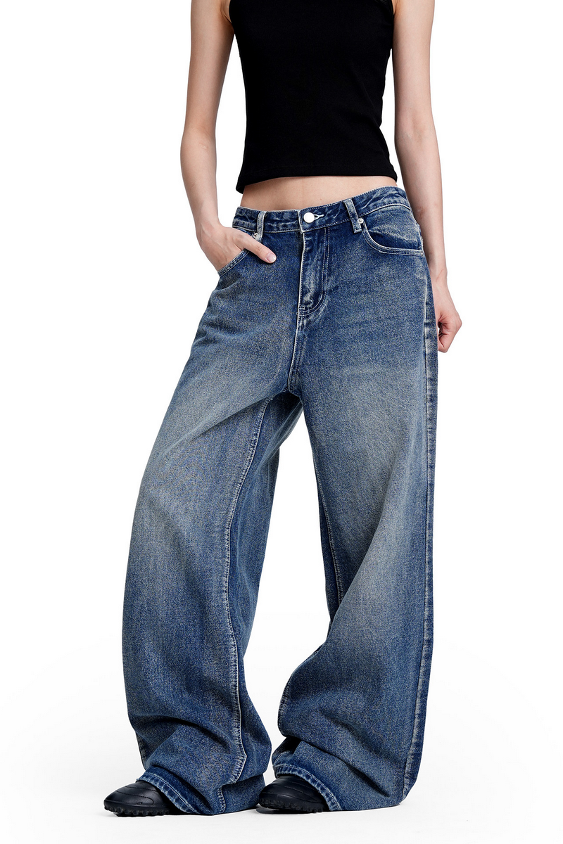 Star Embroidered Jeans