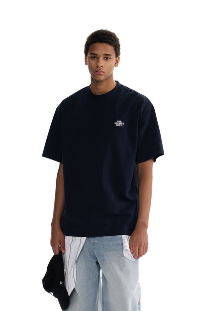 Back Letter Print T-Shirt