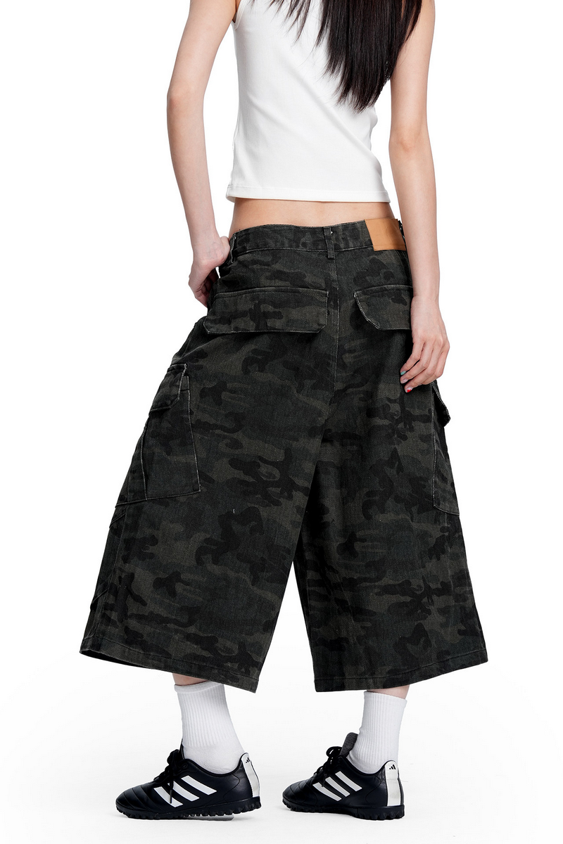 Camo Cargo Shorts
