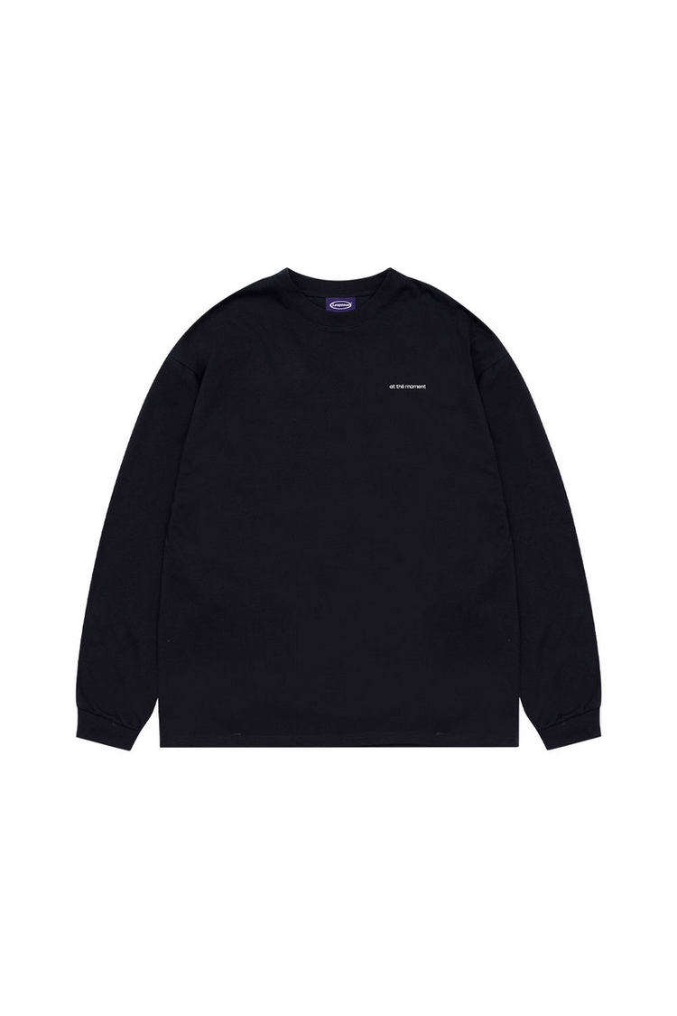 Back Letter Long Sleeve Tee — Loopsoon — view 3