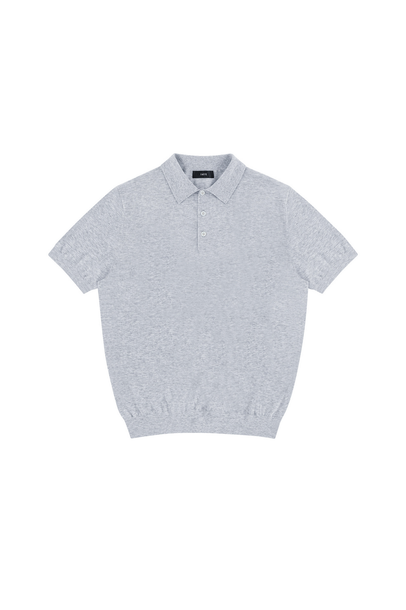 Linen Knit Polo Shirt