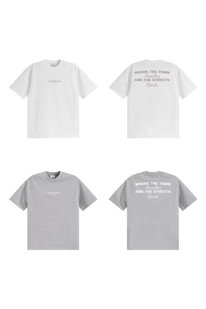Back Print Graphic Tee