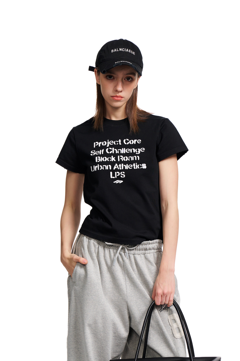 Heavyweight Letter T-Shirt