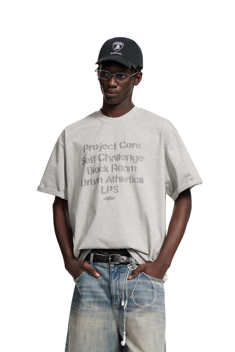 Heavyweight Letter T-Shirt