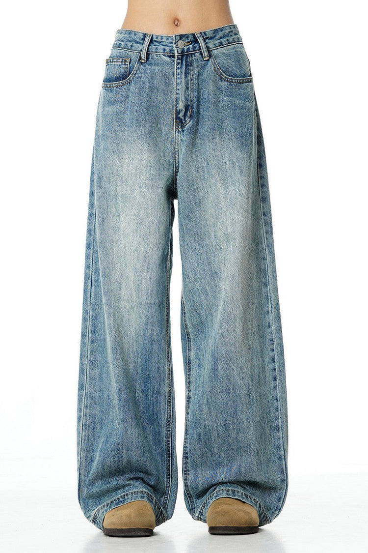 Vintage High Street Straight Jeans — Trenqor Basics — view 5