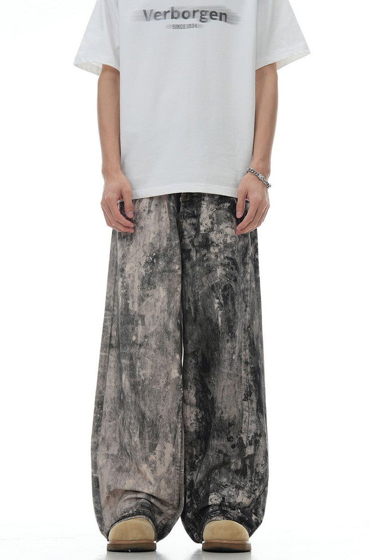 Low Waist Camo Jeans — Trenqor Basics — view 4