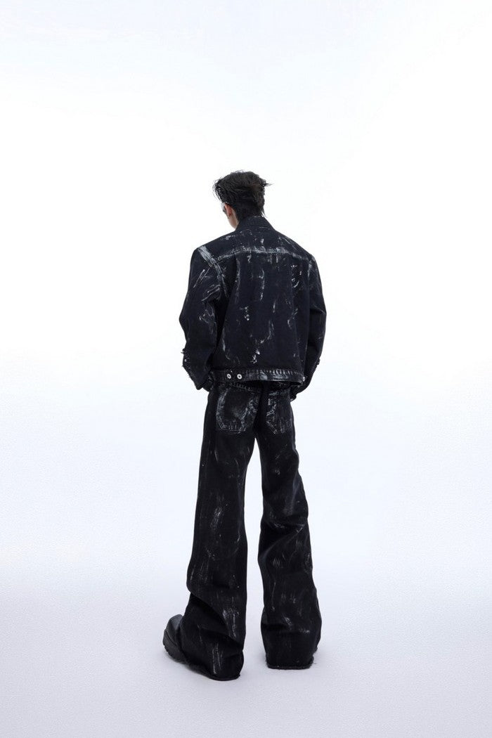 Metal Rived Destroyed Jeans — Argue Culture — view 2