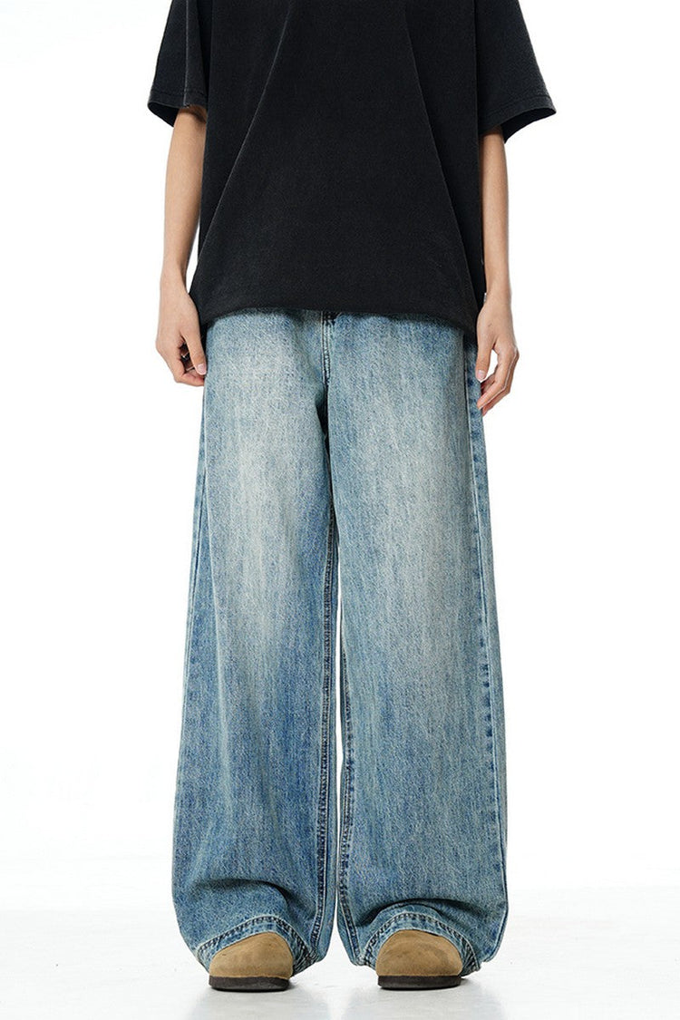 Vintage High Street Straight Jeans — Trenqor Basics — view 3