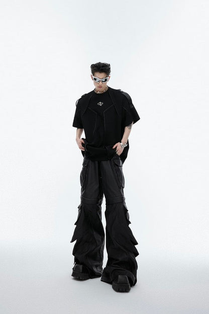 Shoulder Strap Heavy Stitched Tee