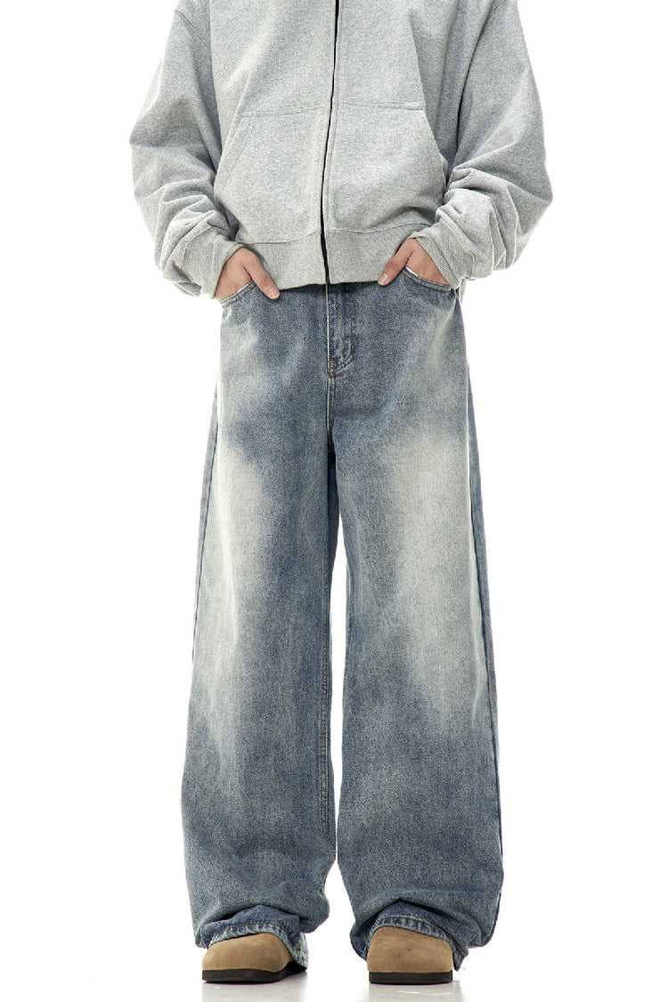 Retro Washed Oversized Jeans — Trenqor Basics