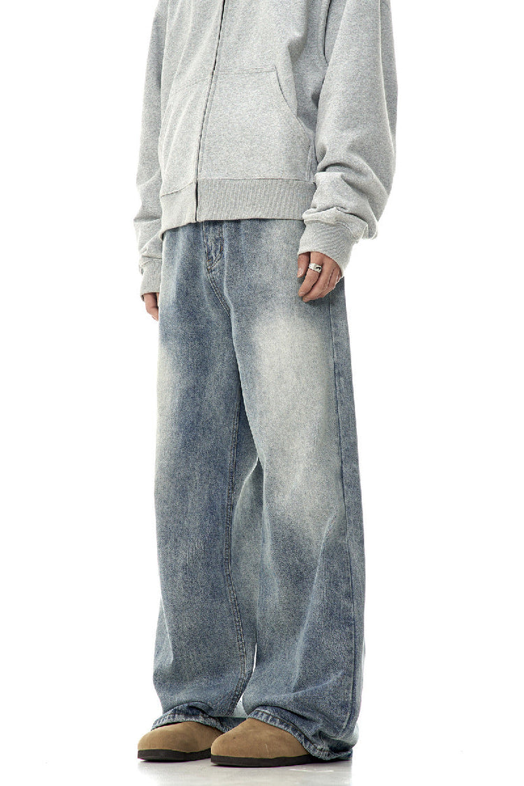 Retro Washed Oversized Jeans — Trenqor Basics — view 4