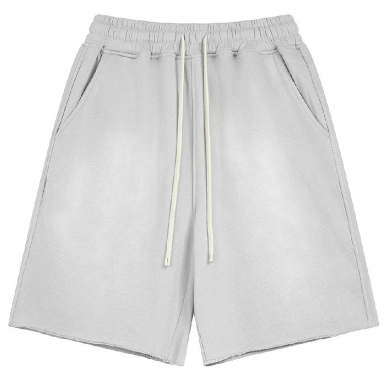 Spray Dye Cut Shorts — Trenqor Basics — view 9