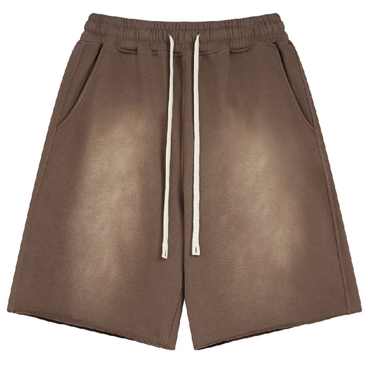 Spray Dye Cut Shorts — Trenqor Basics — view 20