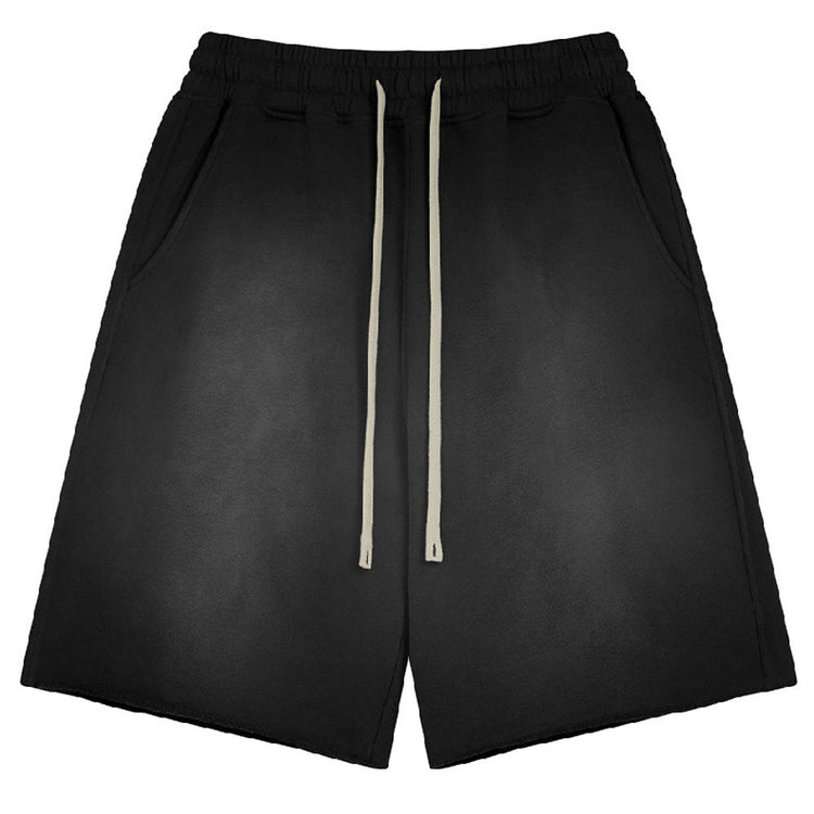 Spray Dye Cut Shorts — Trenqor Basics — view 12
