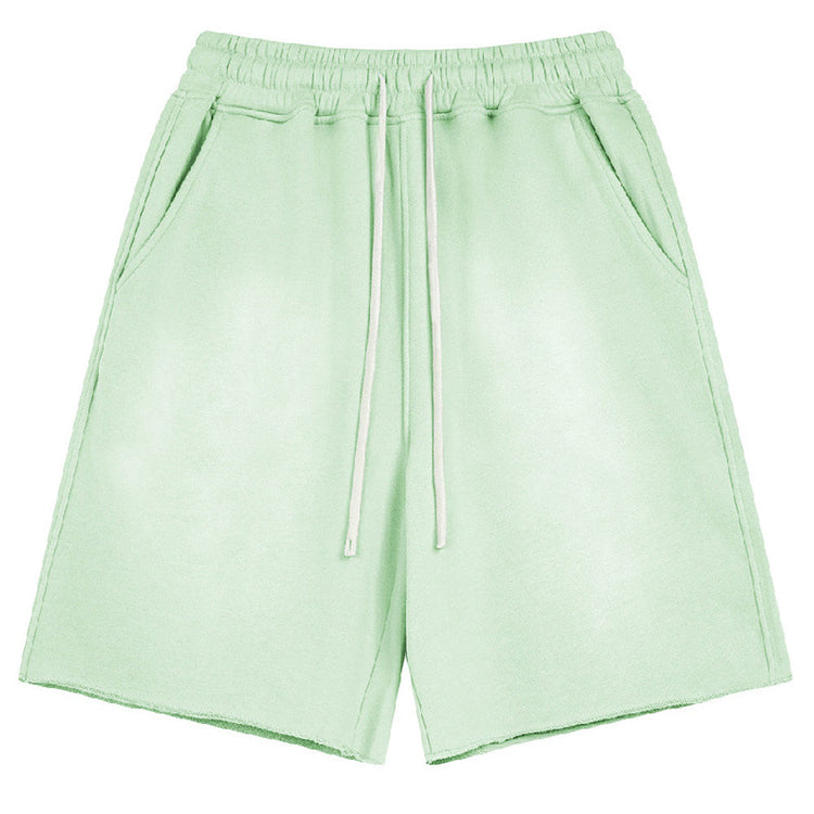 Spray Dye Cut Shorts — Trenqor Basics — view 21