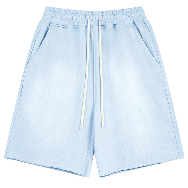 Spray Dye Cut Shorts — Trenqor Basics — view 19