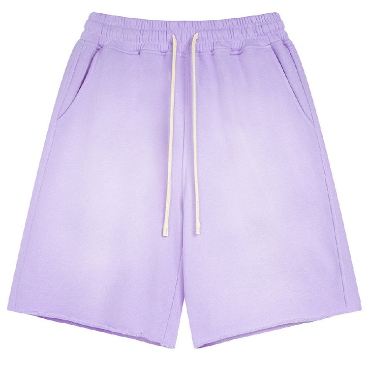Spray Dye Cut Shorts — Trenqor Basics — view 14