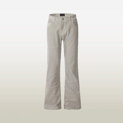 Flared Light Trousers