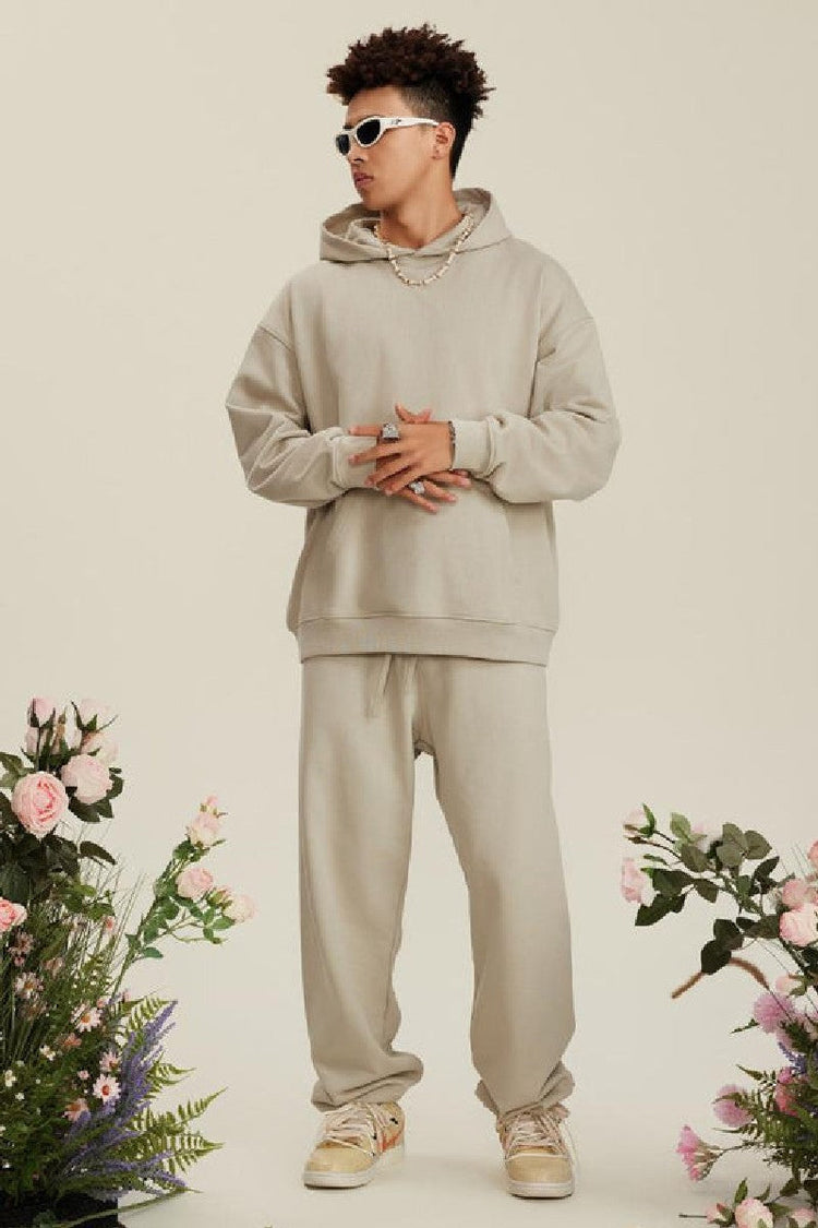 445G Solid Basic Hoodie — Bethrived — view 2