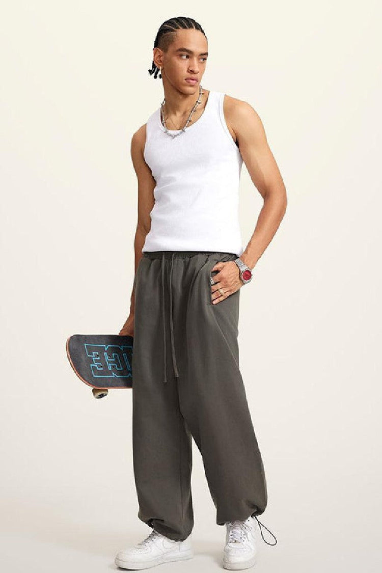 440G Solid Color Sweatpants — Bethrived — view 2