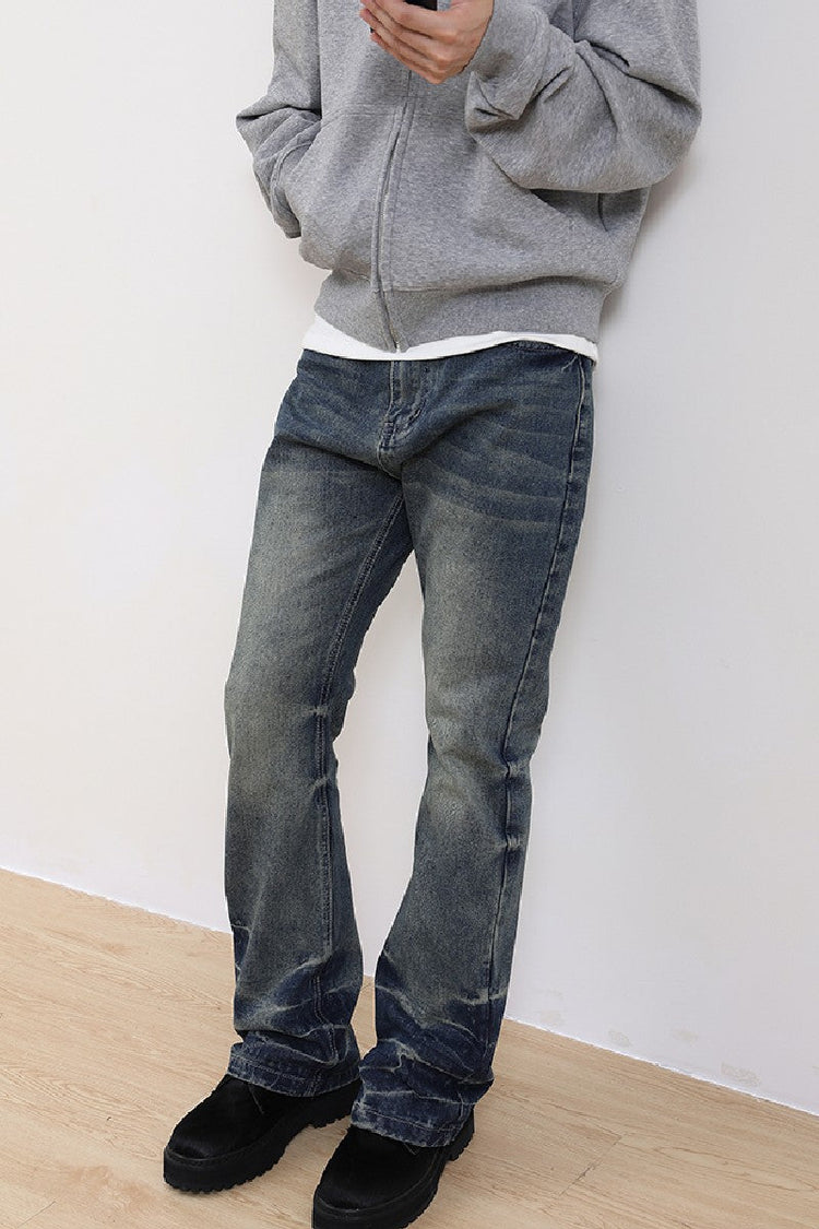 Washed Flared Jeans — Trenqor Basics — view 5