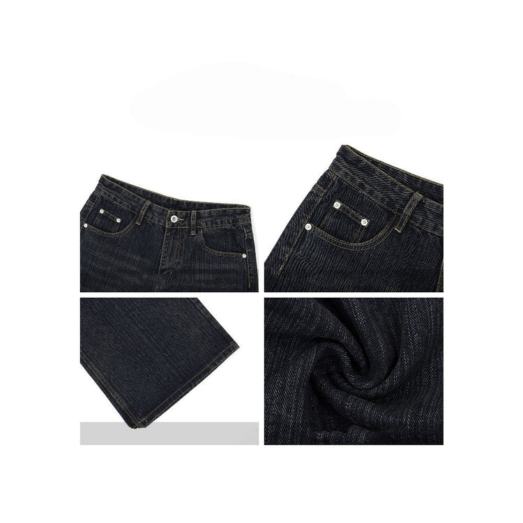 Oversized Washed Retro Jeans — Trenqor Basics — view 5