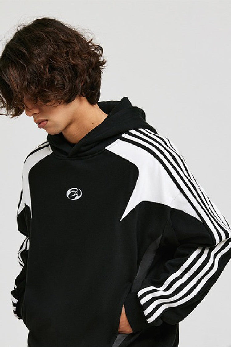 Logo Contrast Hoodie — Antidote — view 2