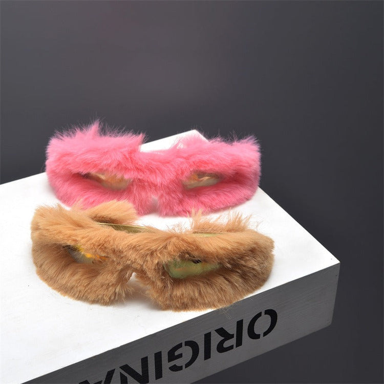 Furry Narrow Sunglasses — Trenqor Basics — view 9