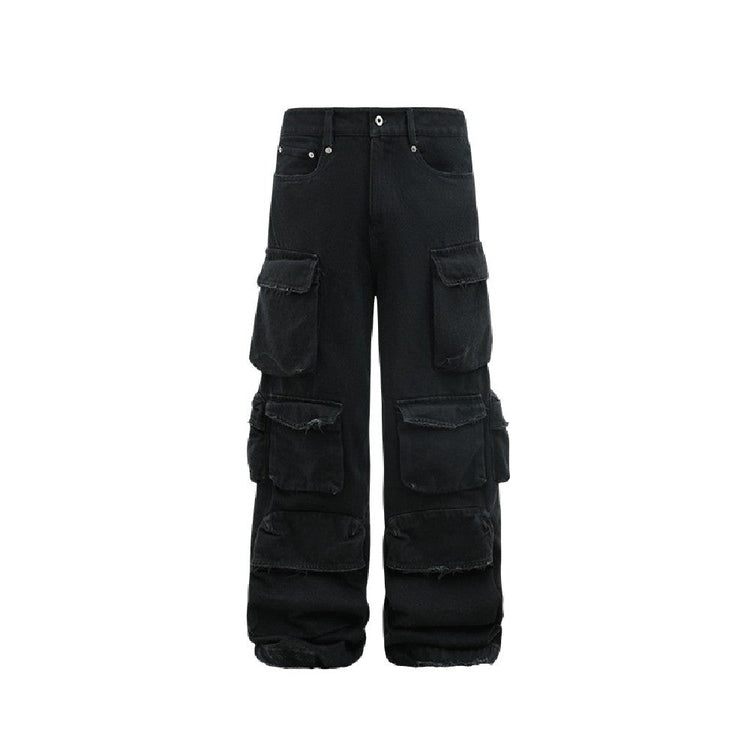 Multi Pocket Cargo Jeans — Antidote — view 8