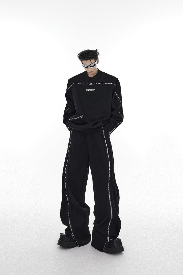 Zipper Sweatpants — Argue Culture — view 2