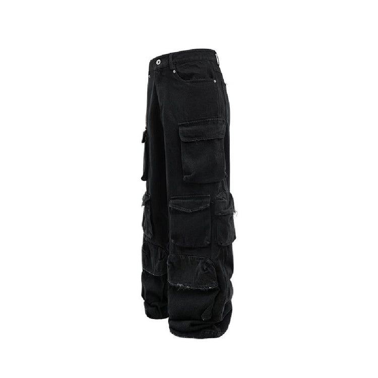 Multi Pocket Cargo Jeans — Antidote — view 9