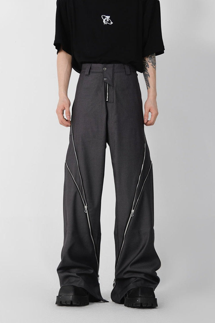 Zipper Slit Trousers — Argue Culture