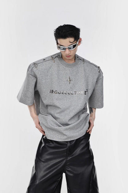 Metal Logo Tee — Argue Culture — view 7