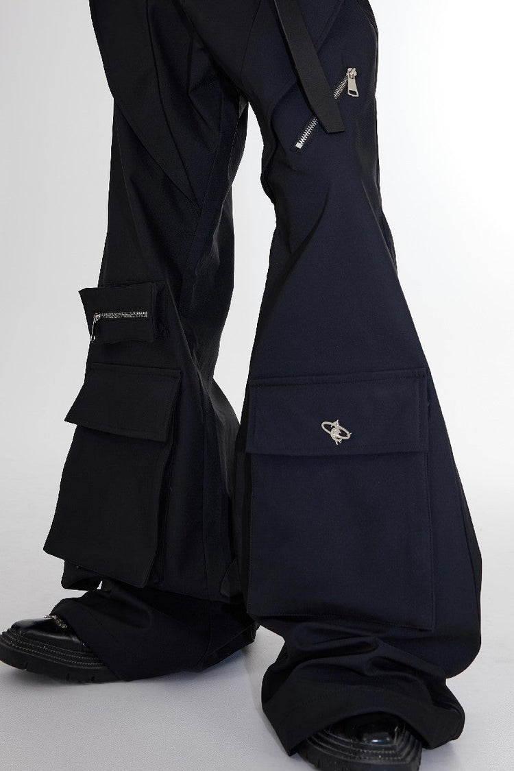 Flared Multi Pocket Trousers — Argue Culture — view 2