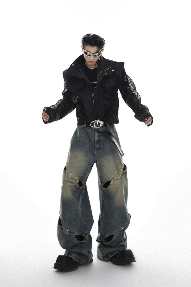 Buttons Oversized Denim — Argue Culture — view 5