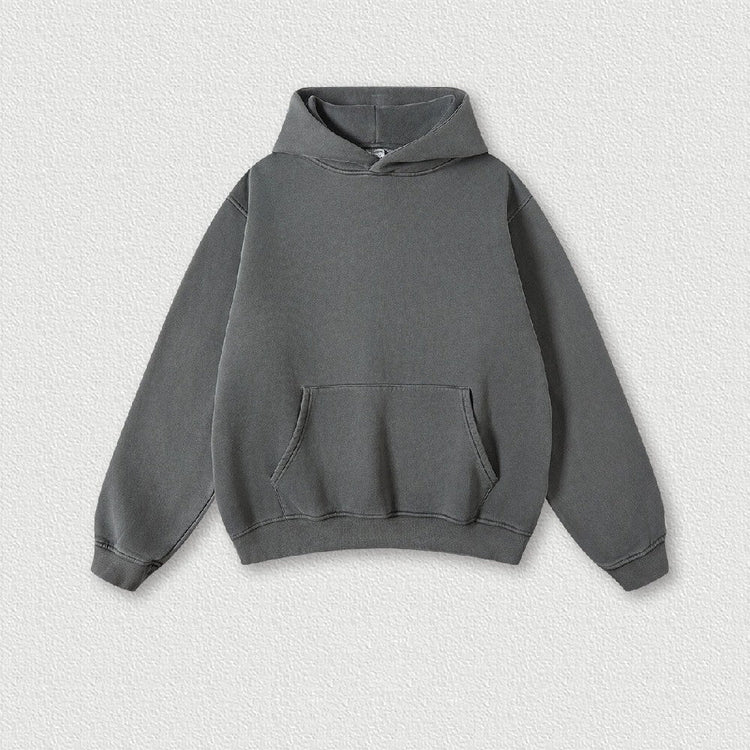 355G Washed Fleece Hoodie — Bethrived — view 14