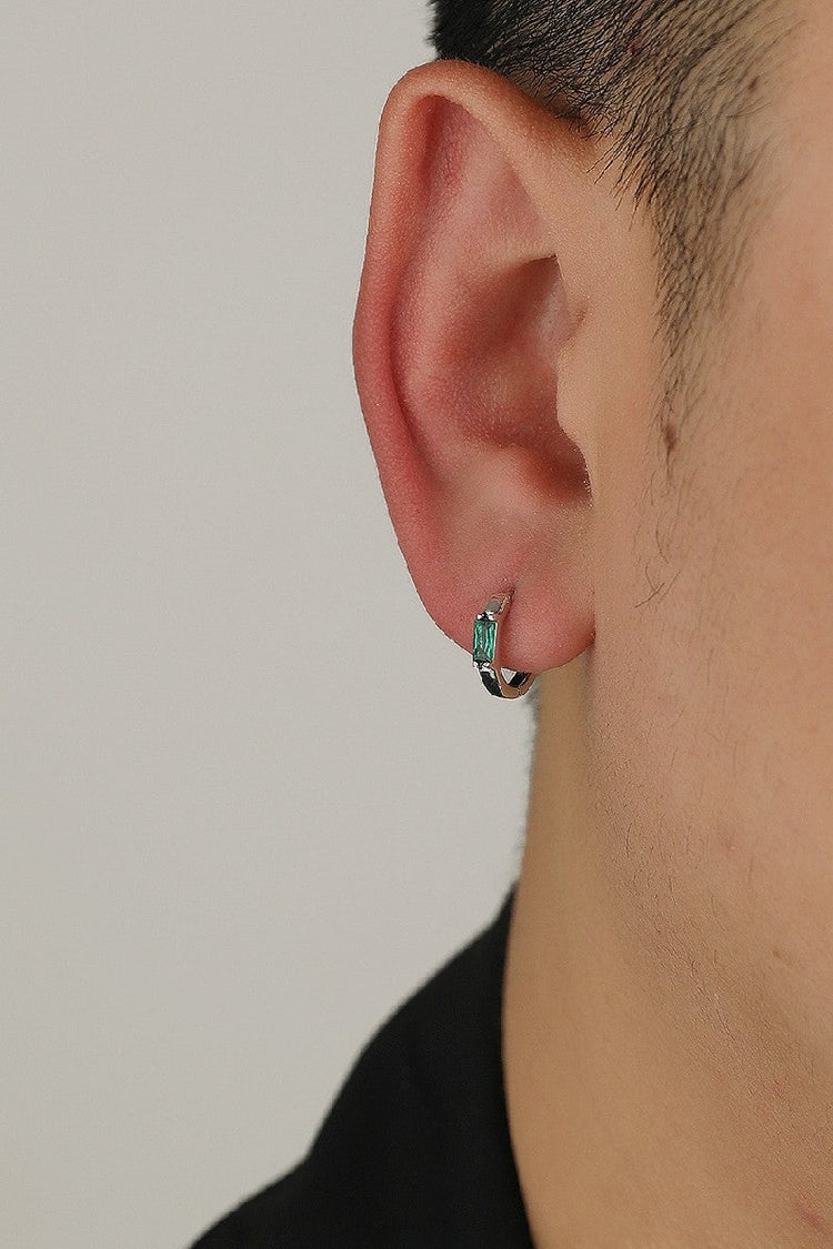 Sterling Silver Gemstone Earrings — Trenqor — view 3