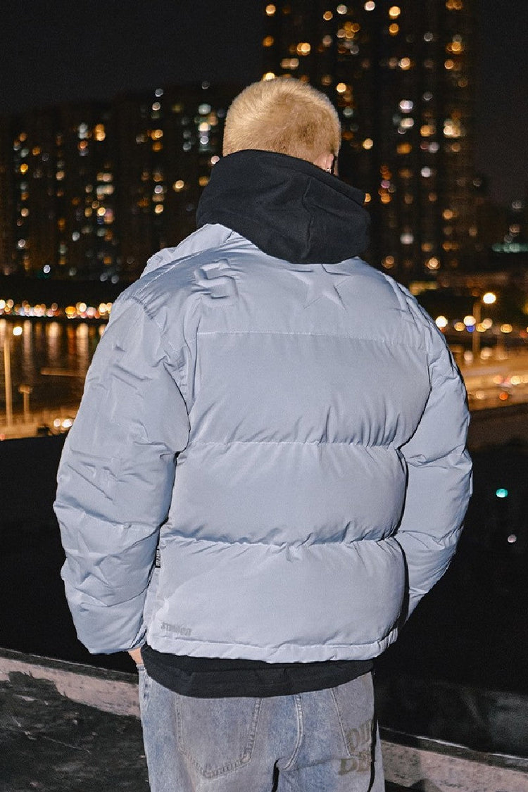 Embossed Logo Puffer Jacket — Remedy — view 2