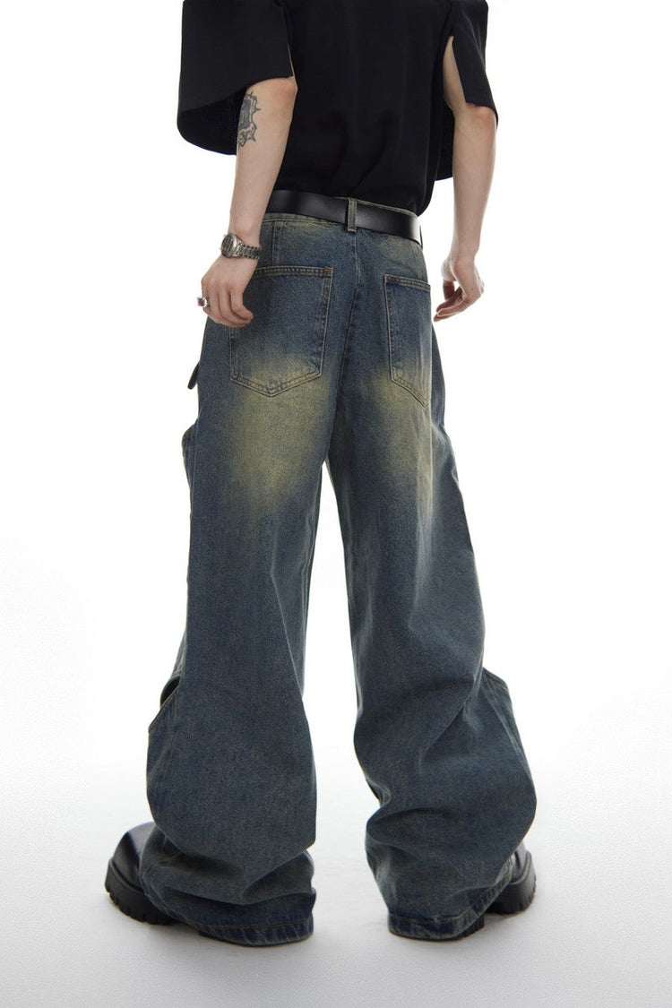 Buttons Oversized Denim — Argue Culture — view 3